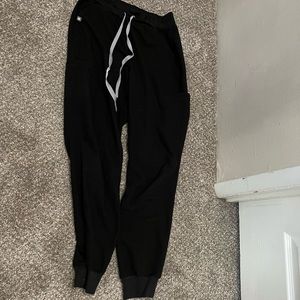 FIGS HIGH WAISTED ZAMORA JOGGER SCRUB PANTS WITH ELASTIC TIE WAISTBAND